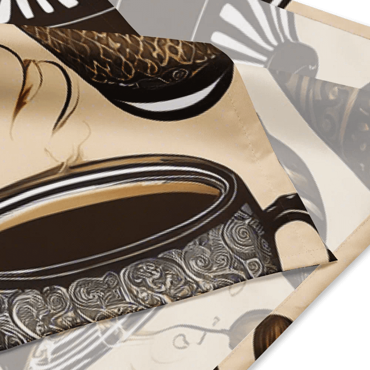 Earthy Elegance Coffee Cup Bandana product image (4)