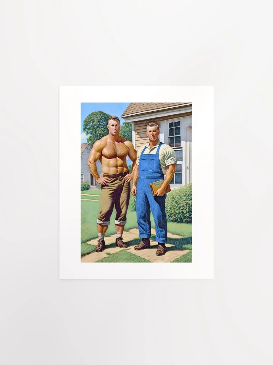 Gay American Gothic (Like Daddy Like Son) - Print product image (1)