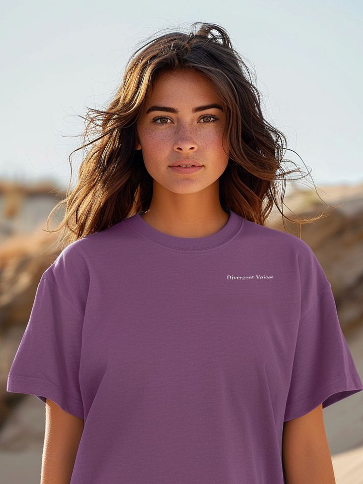 Divergent Voices Classic Embroidered Unisex T-shirt product image (1)