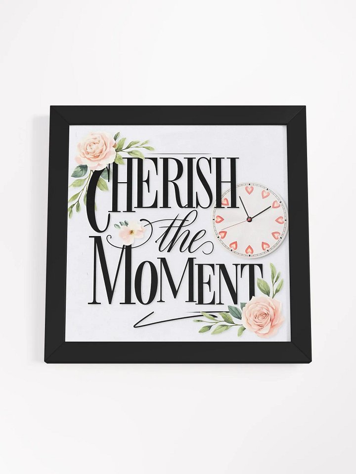 Eternal Love Floral Clock Poster product image (15)