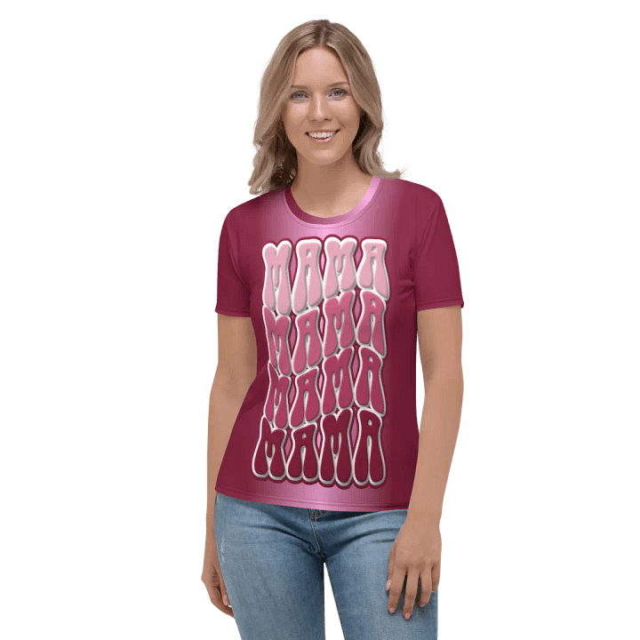 Mama All Over Print T-shirt product image (2)