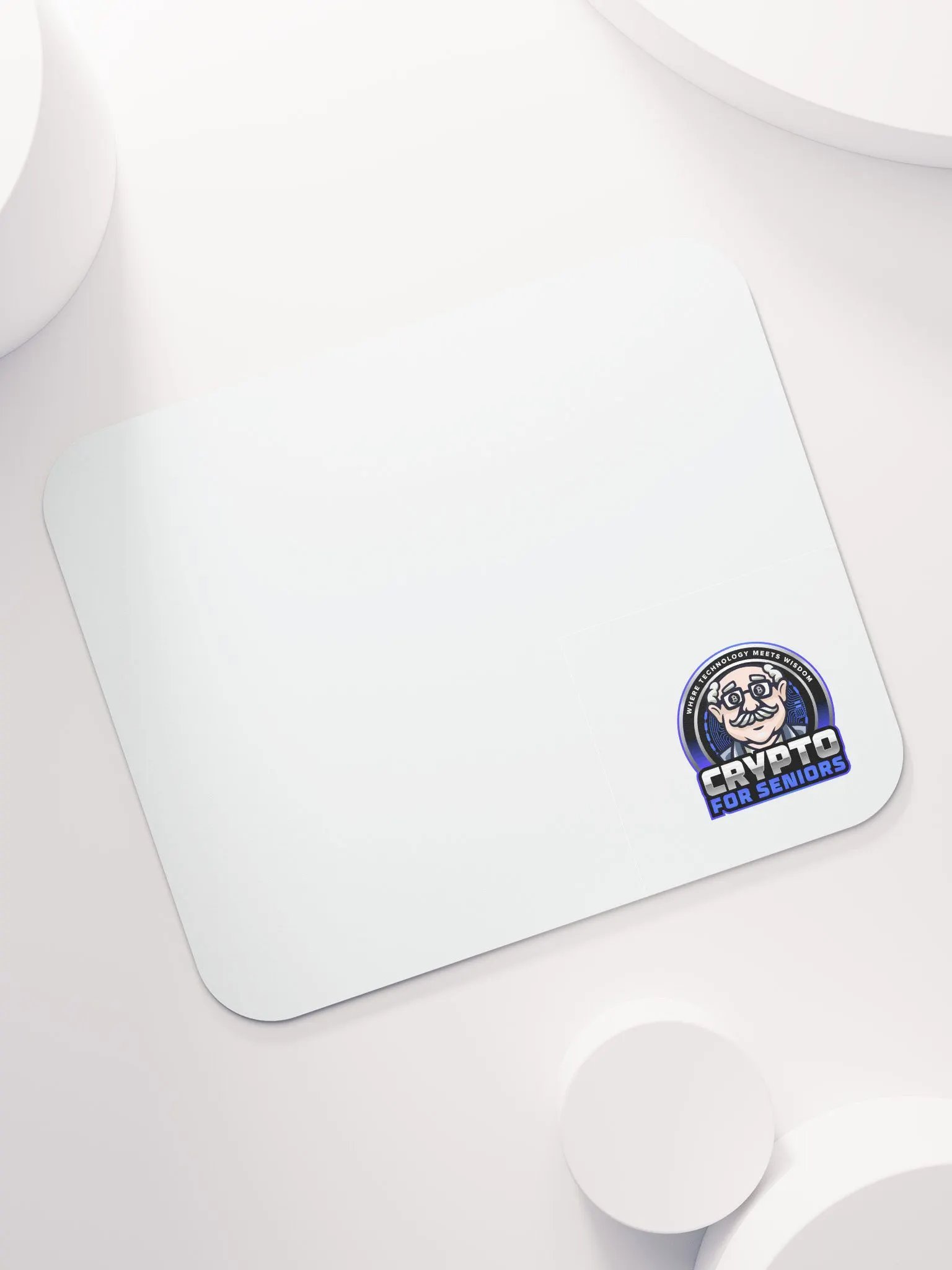 Crypto For Seniors Logo Mouse Pad (New 3D Logo) product image (7)
