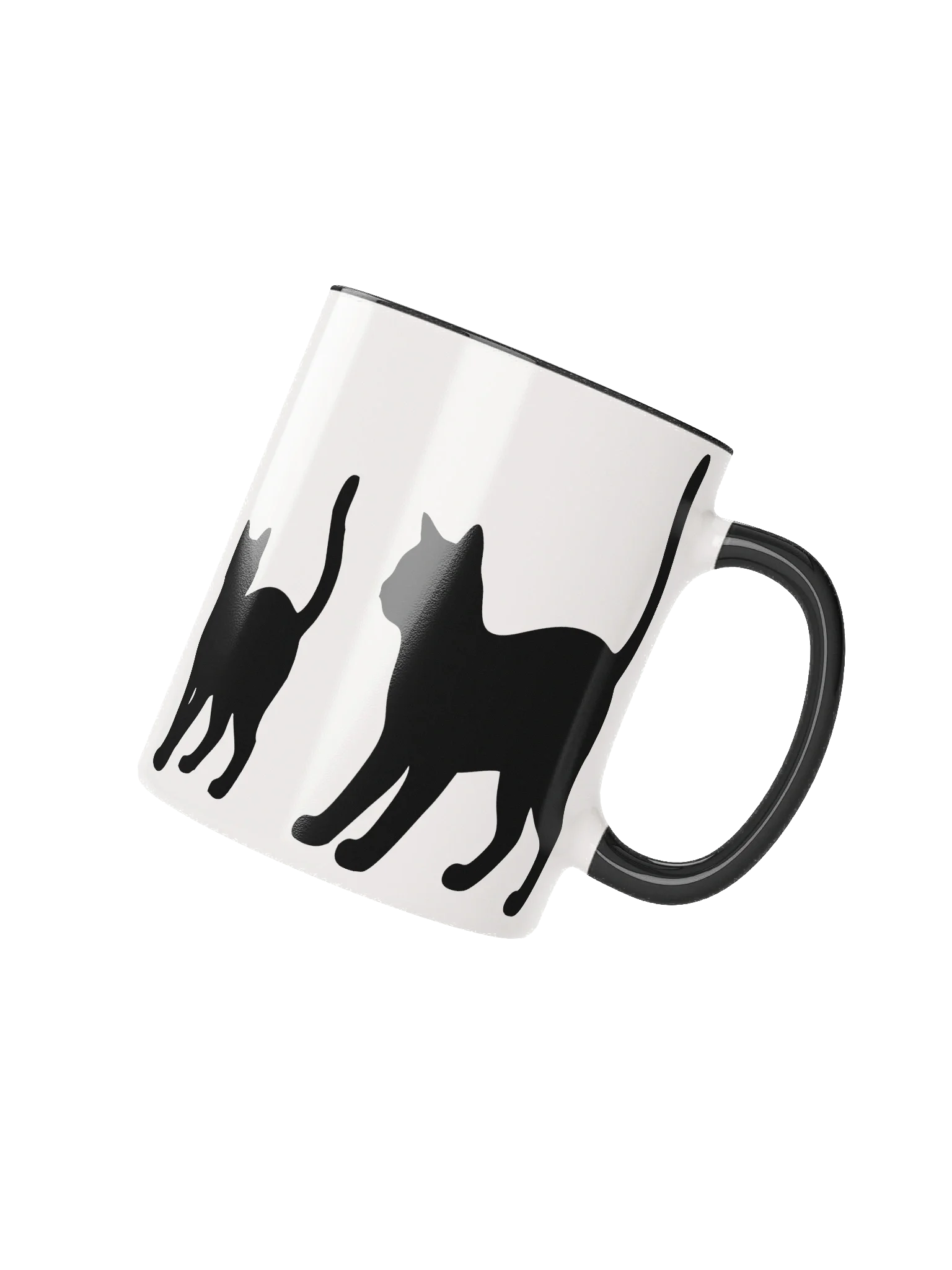 Pawsitive Progression: A Growing Tale of Feline Grace Ceramic Mug product image (4)