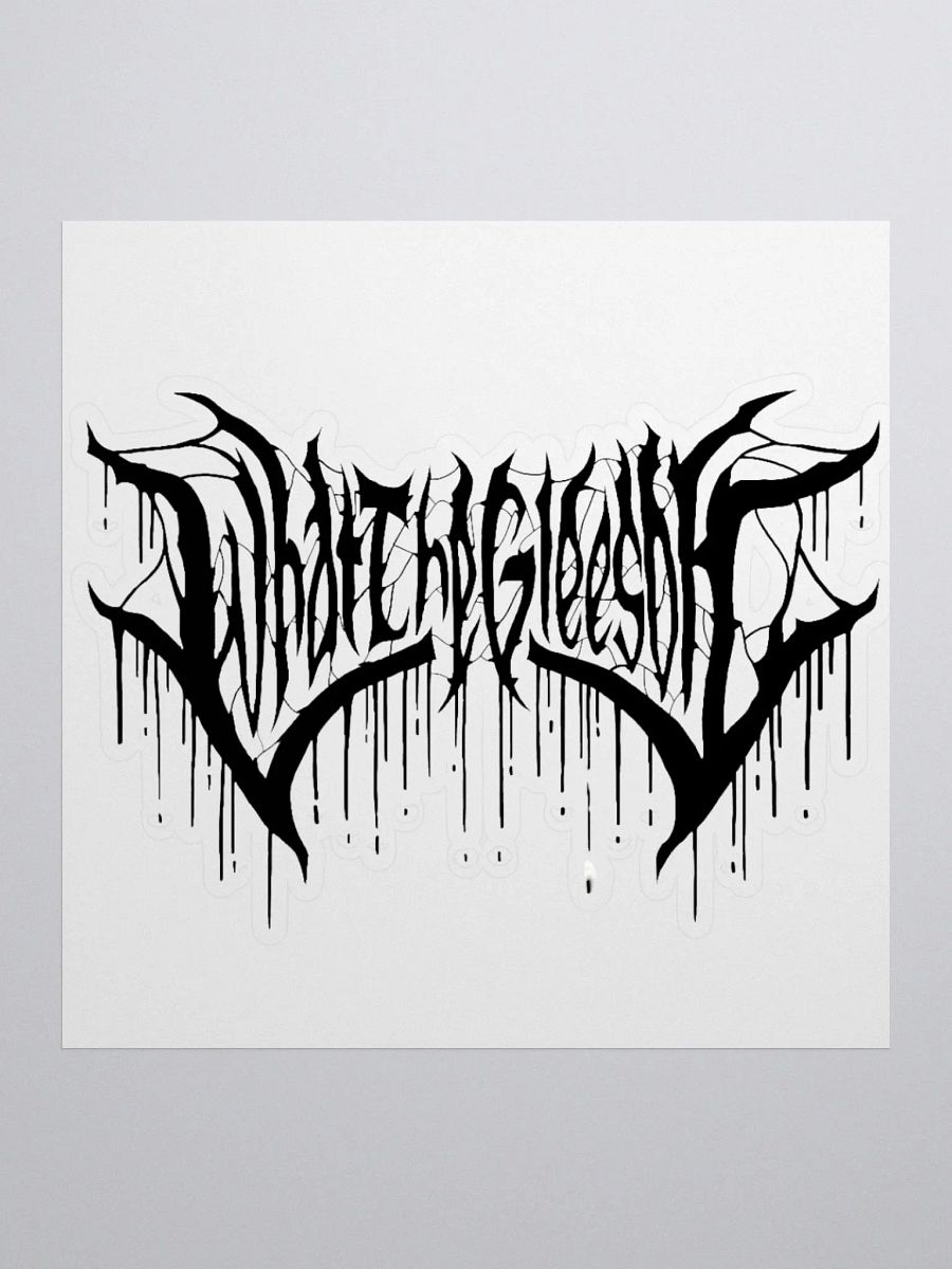 WhatTheGleeson Death Metal Sticker product image (1)