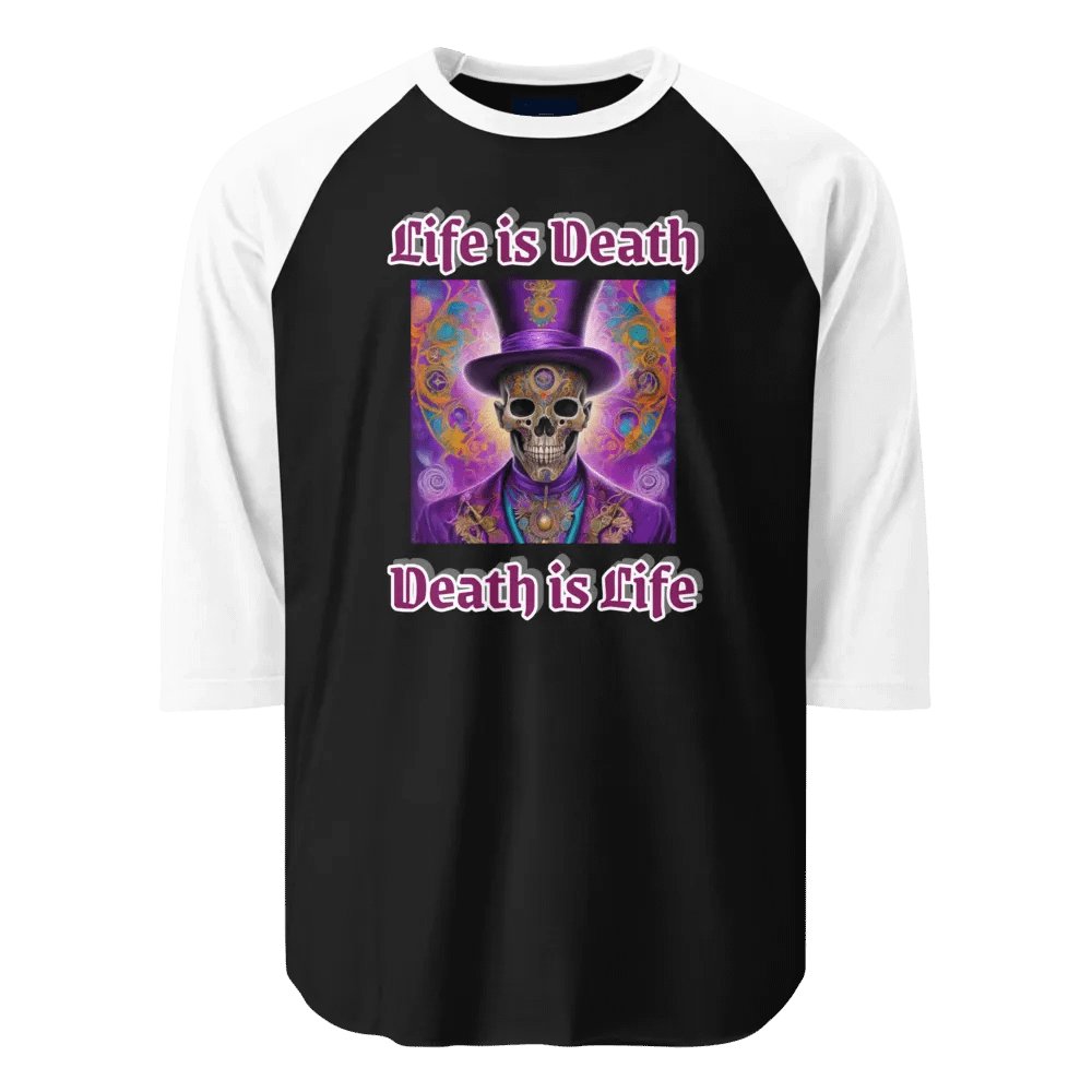 Ethereal Skull Splendor Raglan Tee product image (1)