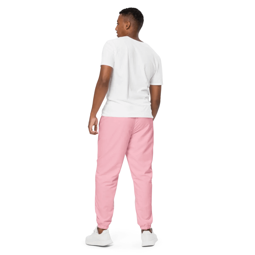 Plain Color Pink Track Pants product image (2)