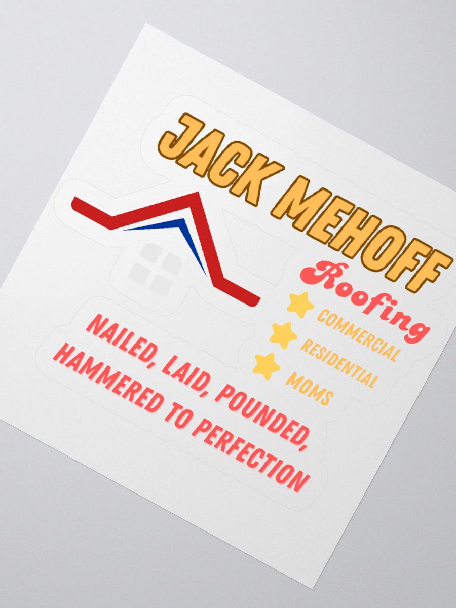 Jack MeHoff Roofing Sticker product image (4)