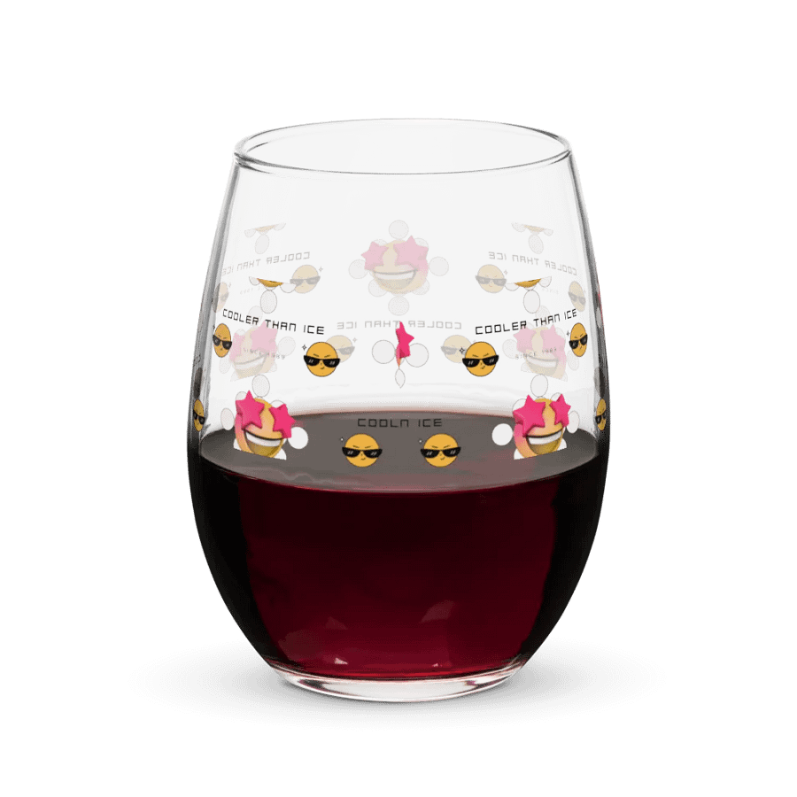 Cooler Than Ice Stemless Wine Glass product image (7)