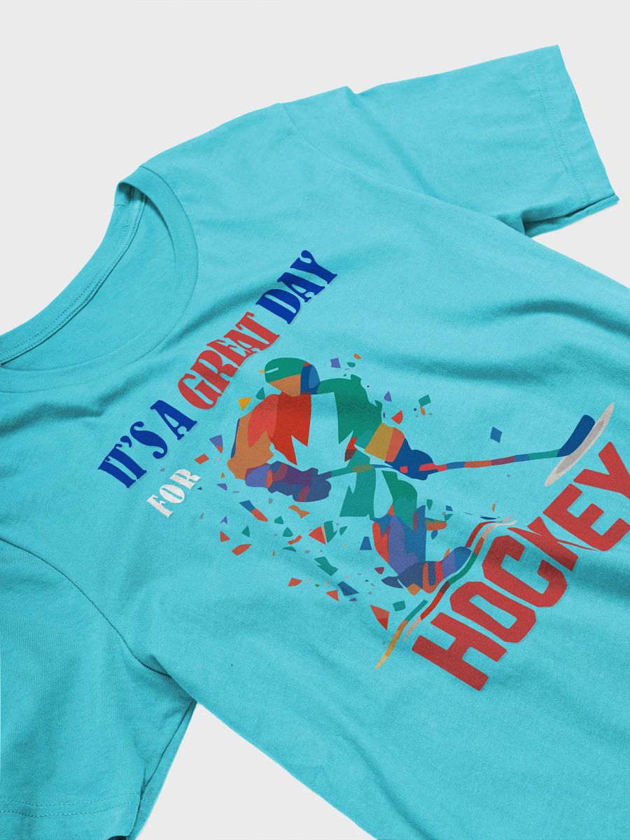 Funny Hockey T-Shirt - It's a Great Day for Hockey - Beer League T-Shirt For Men - Gift for Anyone Who Loves Hockey product image (4)
