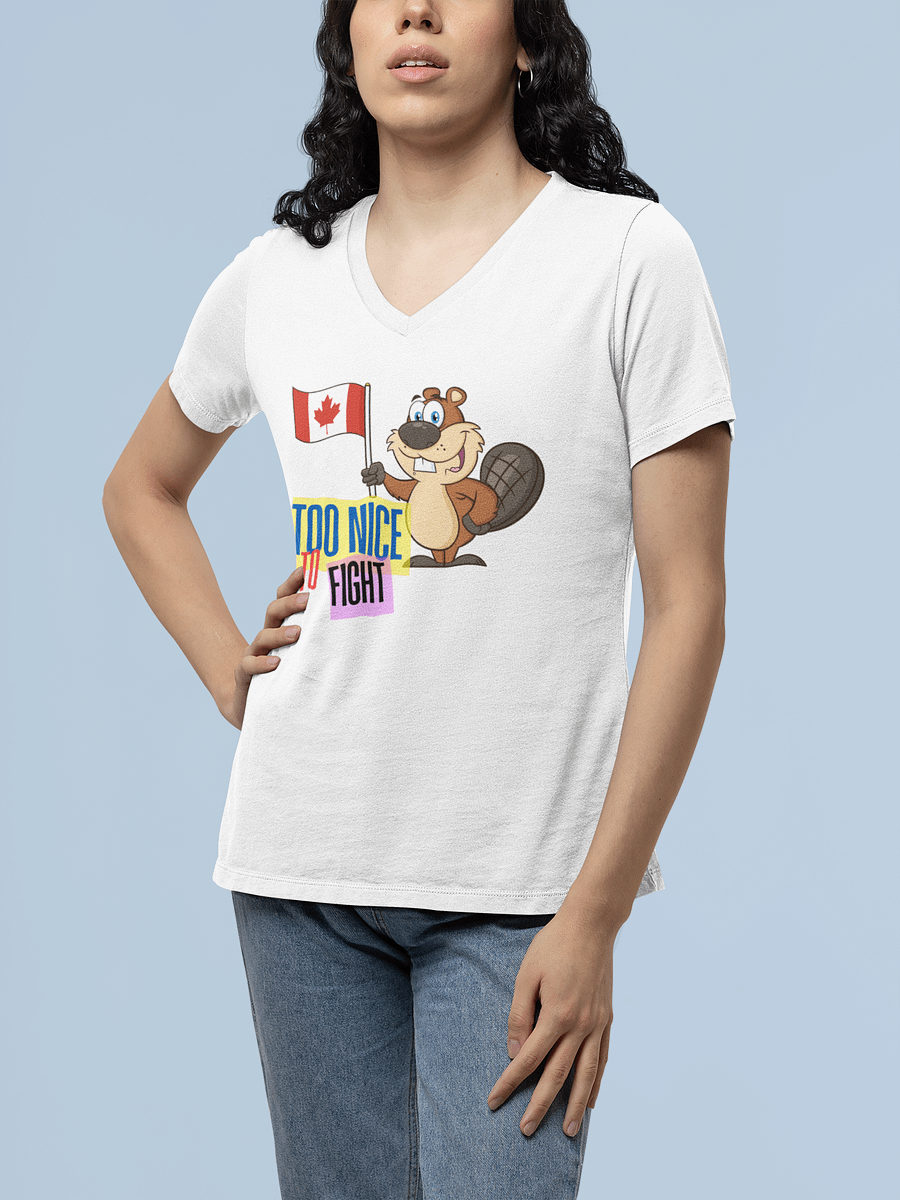 Canadian Beaver Too Nice V-Neck product image (16)