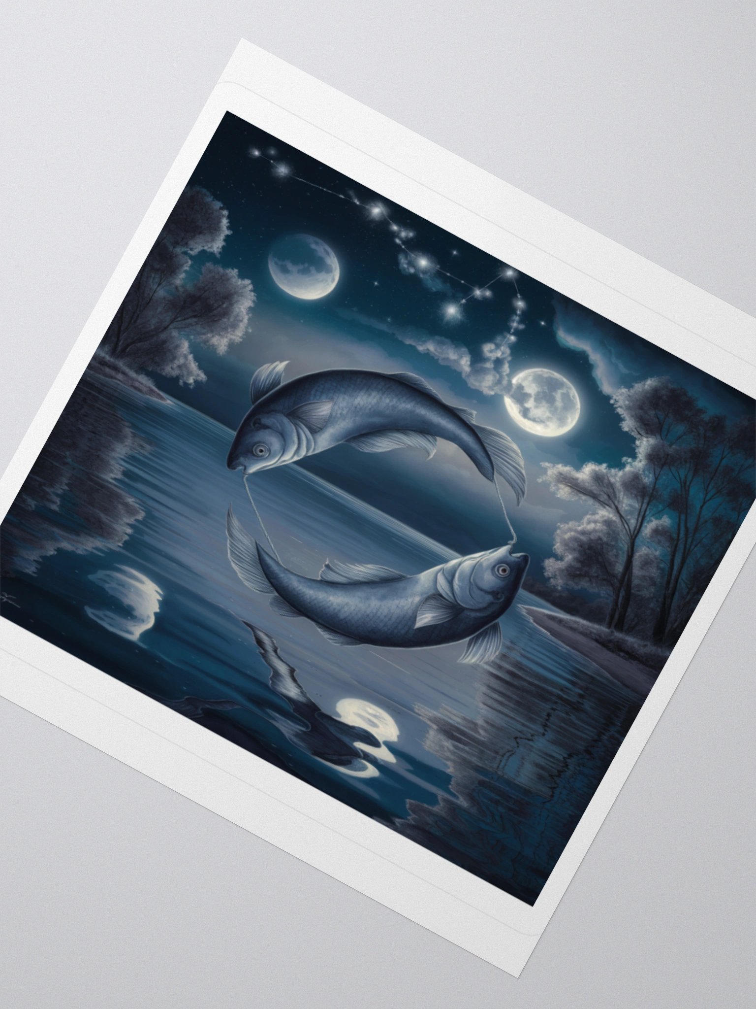 Exclusive Pisces Minimalist Sticker: Dual Fish Design - Perfect for Laptops, Cars, and Astrology Enthusiasts! product image (6)
