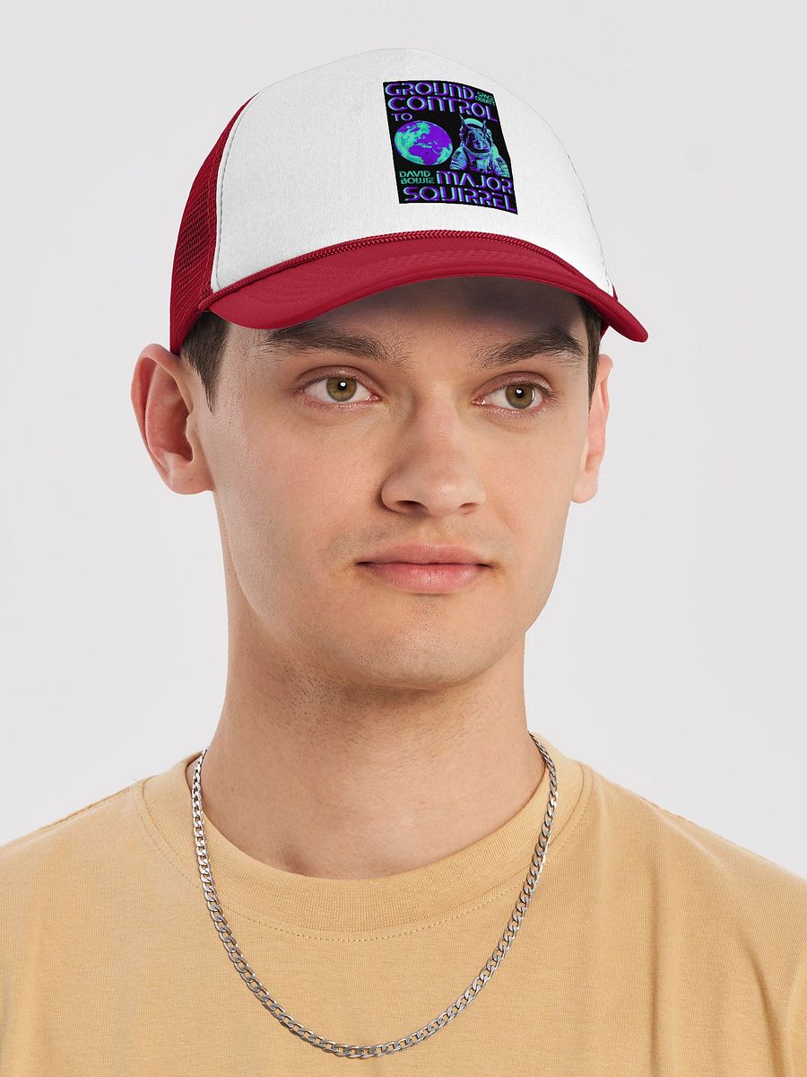 Space Oddity Squirrel Trucker Hat product image (5)