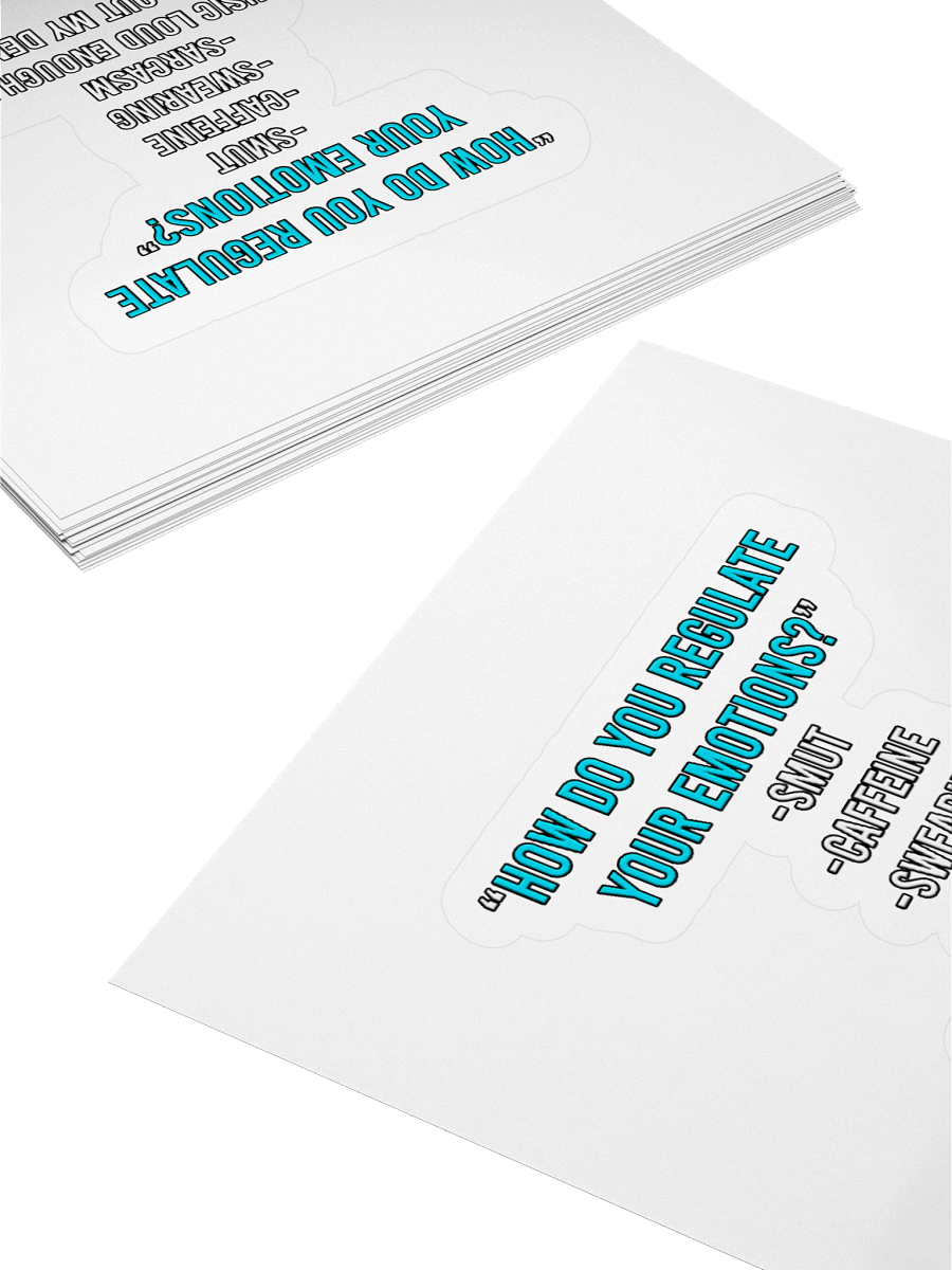 Regulate Emotions - Sticker product image (10)