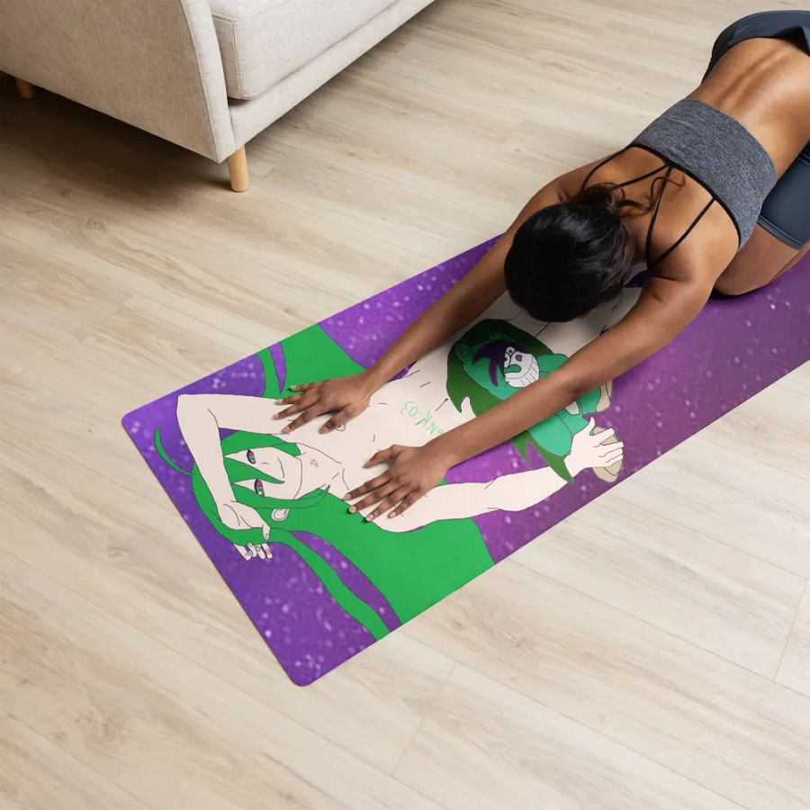 Leafy Van Gogh's Garfsona Daki Yoga Mat product image (12)