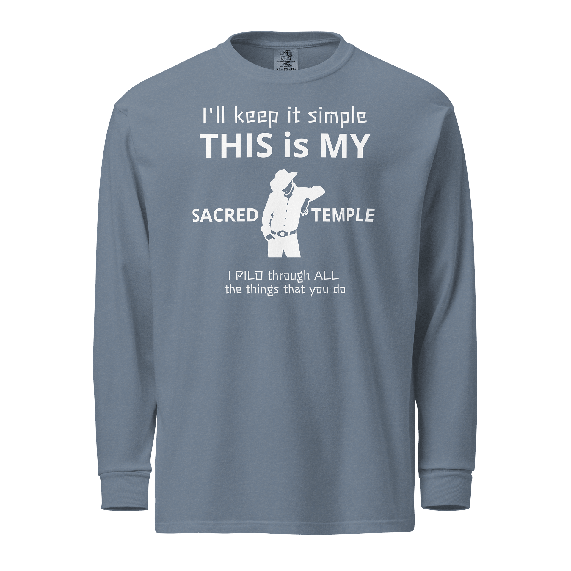 I'LL KEEP IT SIMPLE - COWBOY - LONGSLEEVE product image (1)