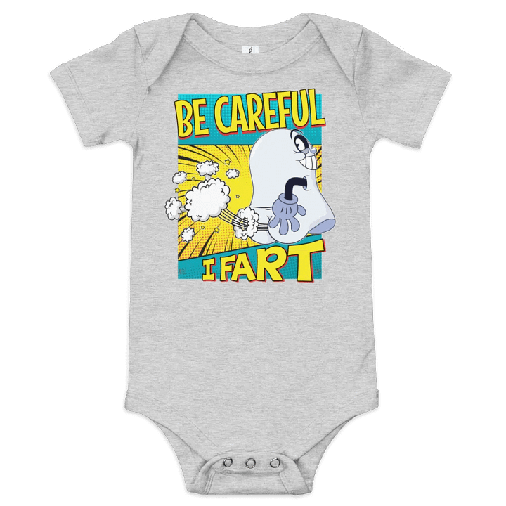 Be Careful, I Fart baby onesie product image (4)