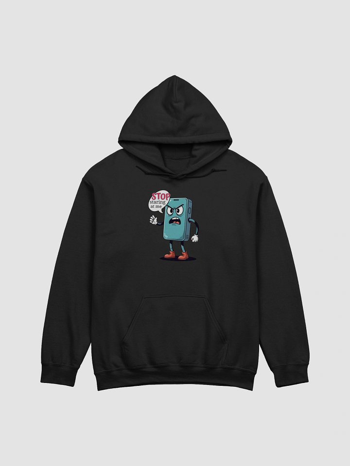 Cell Phone Saying Stop Staring At Me Funny Hoodie product image (1)