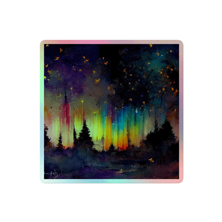 Aurora Dreams Holographic Sticker Sheet product image (2)