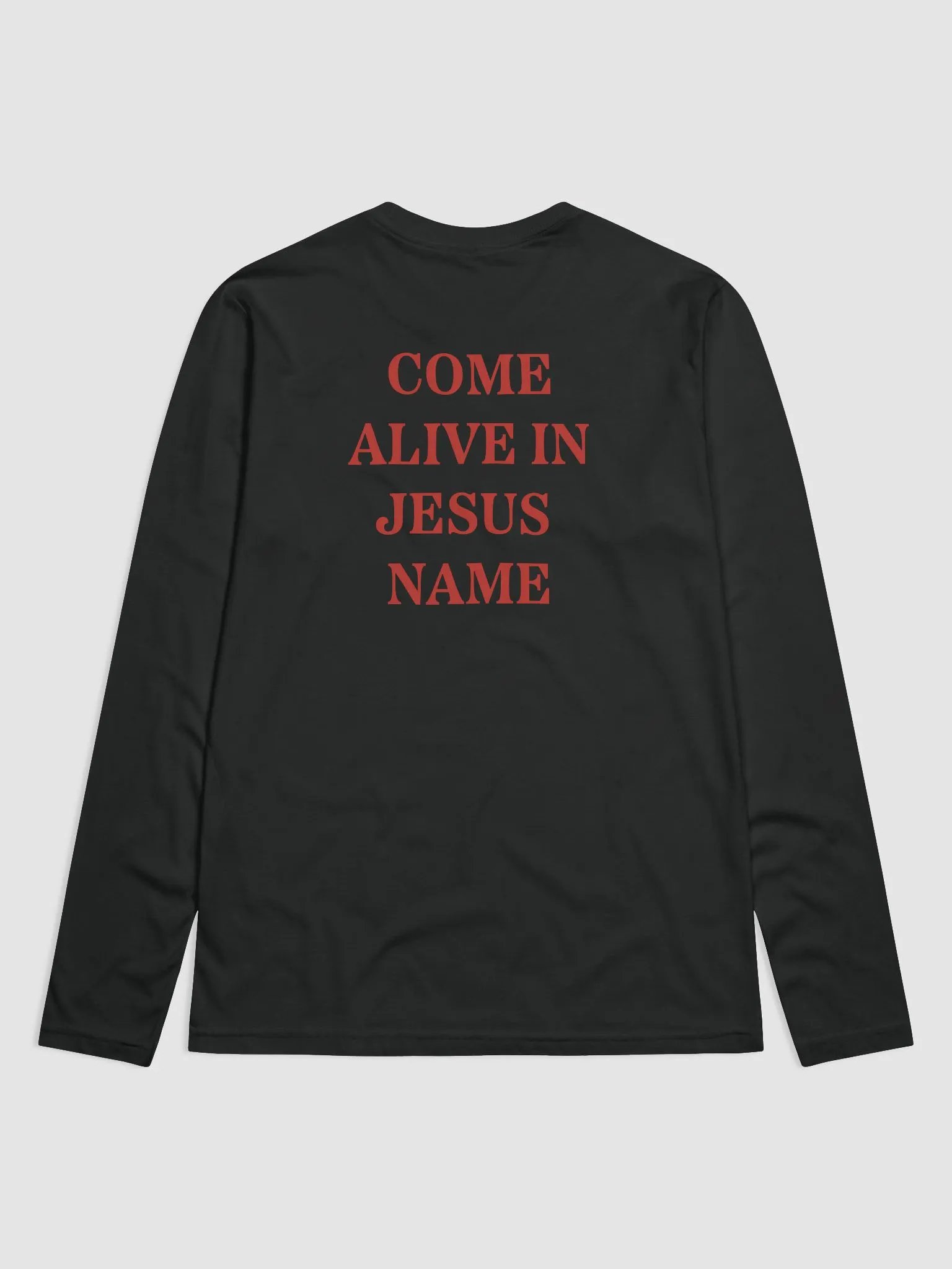 Come Alive in Jesus Name | Longsleeve | Red Print product image (4)