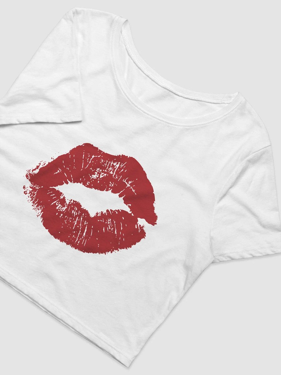Lipstick Kiss Women's Crop Tee product image (3)