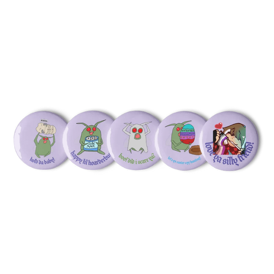 wolfie buttons set 1 product image (1)