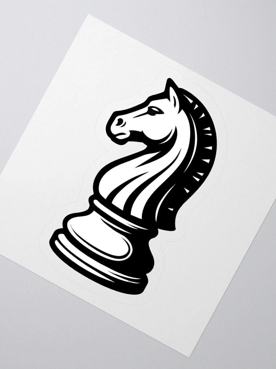 Classic Chess Knight Sticker product image (5)