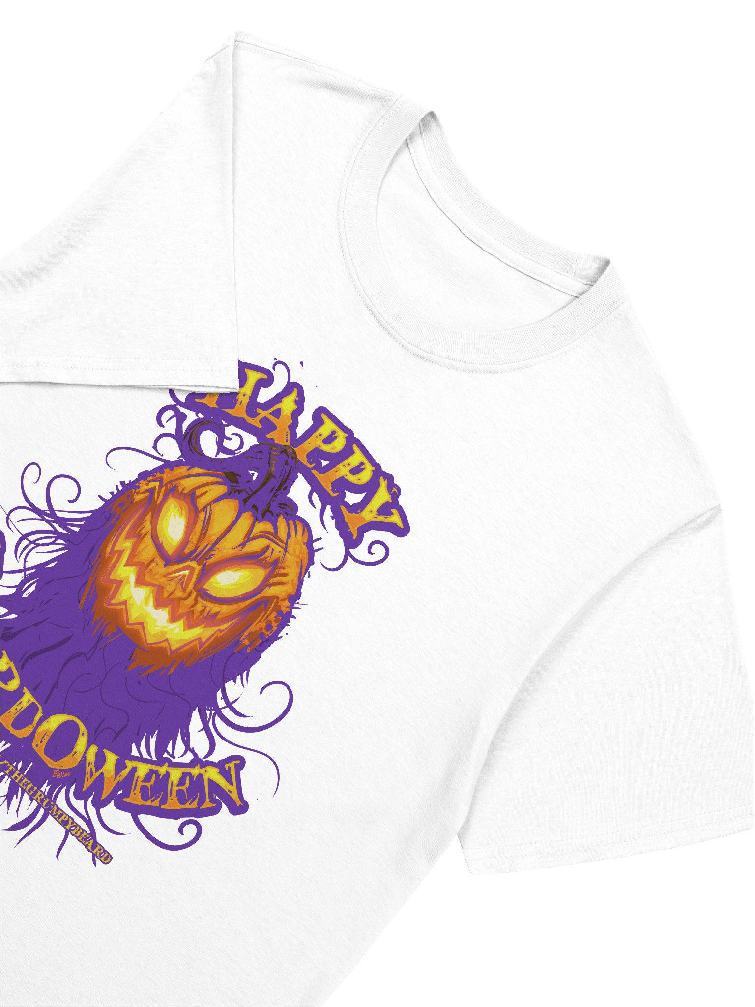 Happy BeardOween pumpkin - T-Shirt - Unisex Softstyle product image (77)