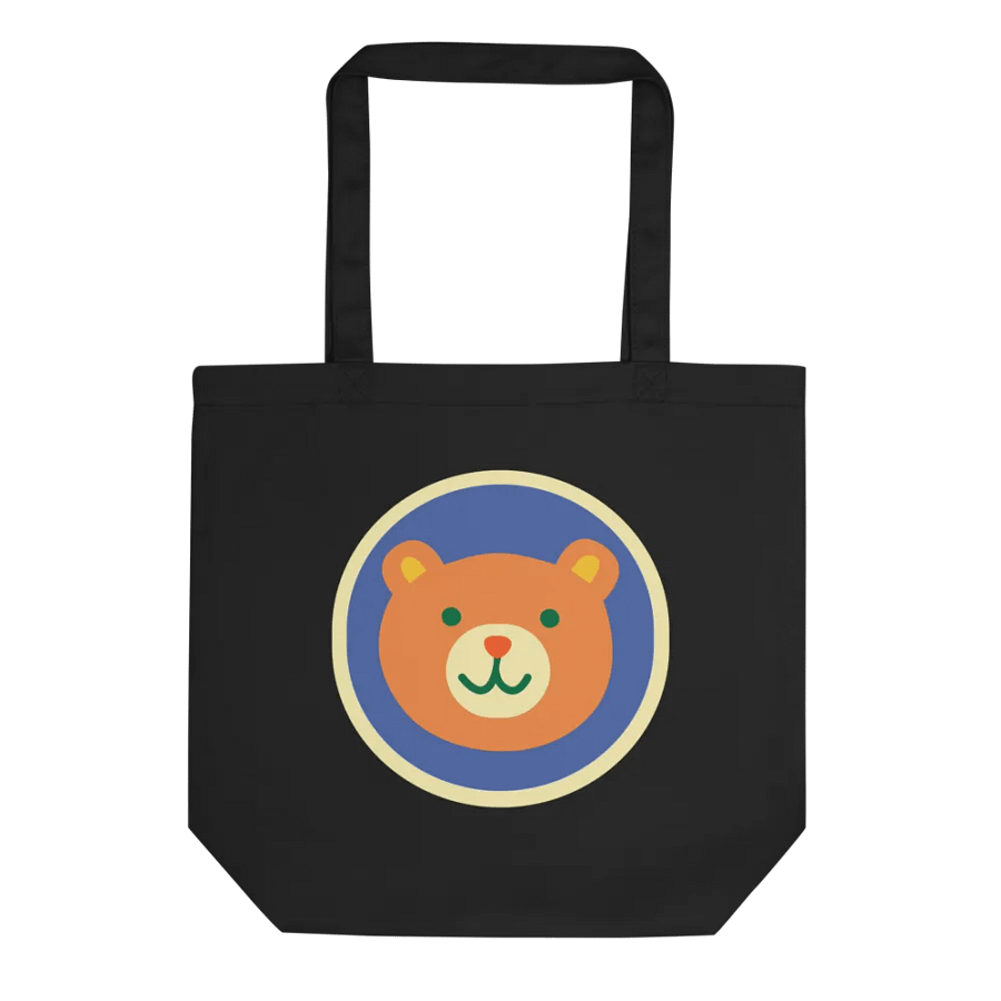 Bear Face Eco-Friendly Tote Bag product image (1)