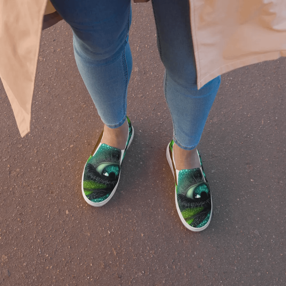 Enchanting Eye Art Women's Slip-On Shoes product image (8)