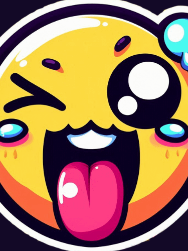 Twitch Emote Cheeky smile product image (1)