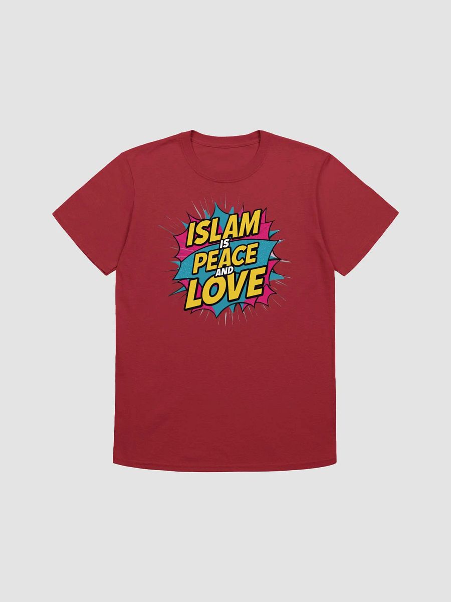 Islam is Peace and Love - Inspirational and Faithful Graphic Tee product image (1)