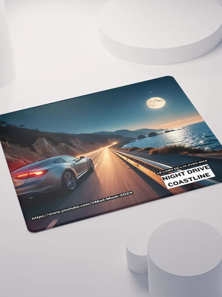 Mouse Pad Gaming Night Drive Coastline product image (4)