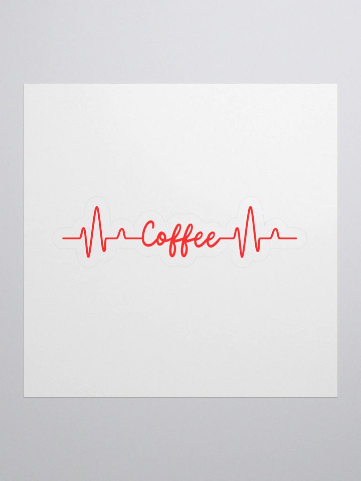 Coffee Heartbeat Sticker product image (1)