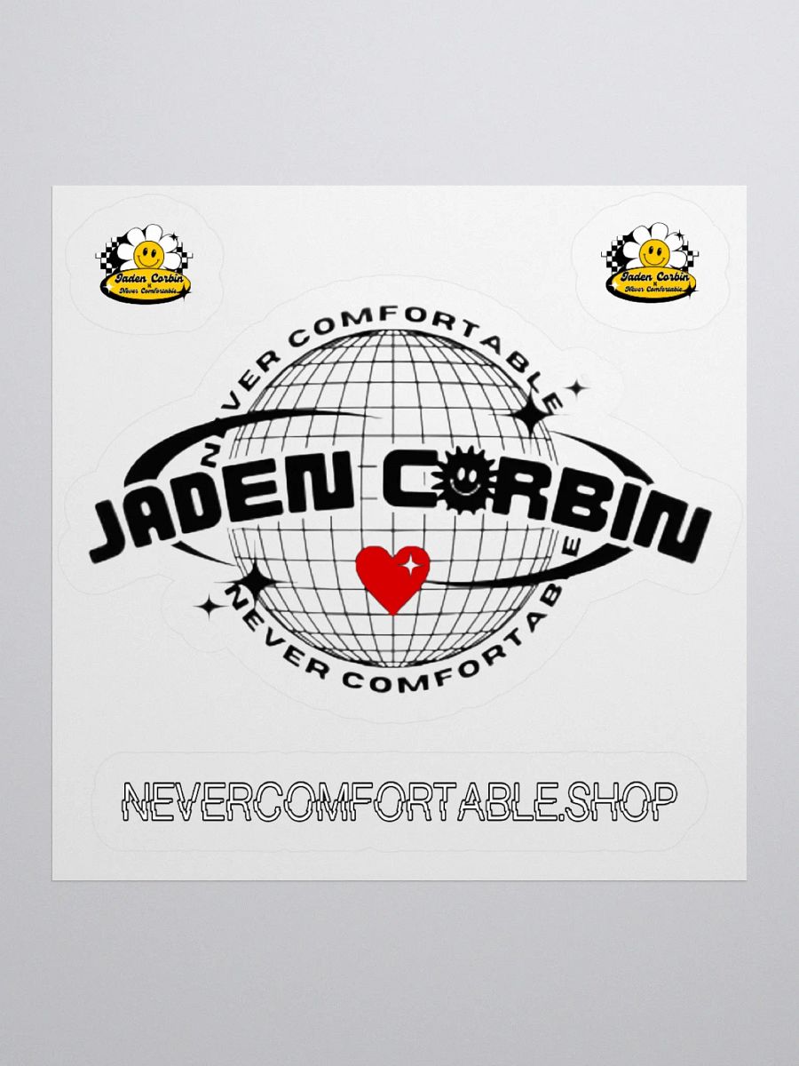 NEVER COMFORTABLE STICKERS - V.1 product image (2)