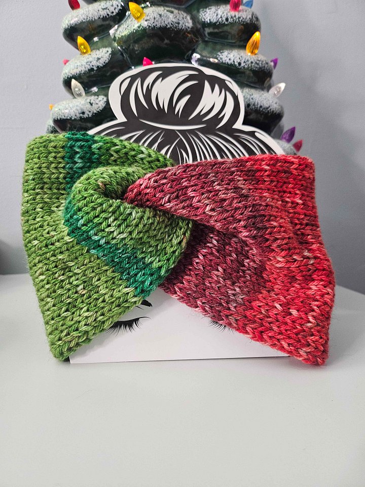 Jingle Bell Stripe Ear Warmers product image (1)