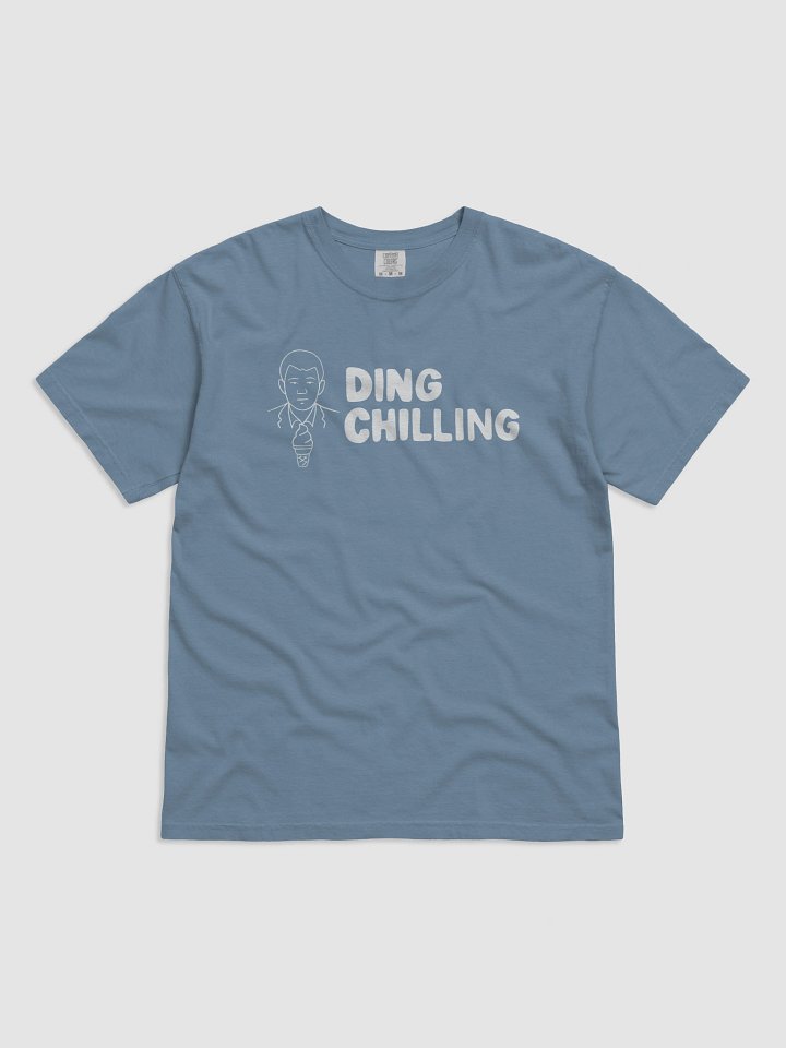 Ding Chilling [4a2] – Funny Chess Meme Design | White Line Art for Light Colors | T-Shirt product image (11)
