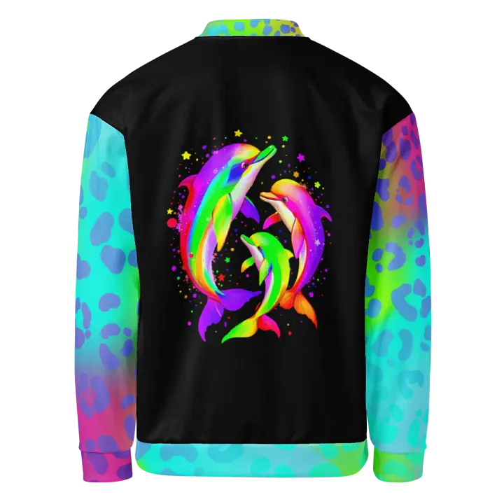 Dolphin Dreamscape Bomber Jacket product image (2)
