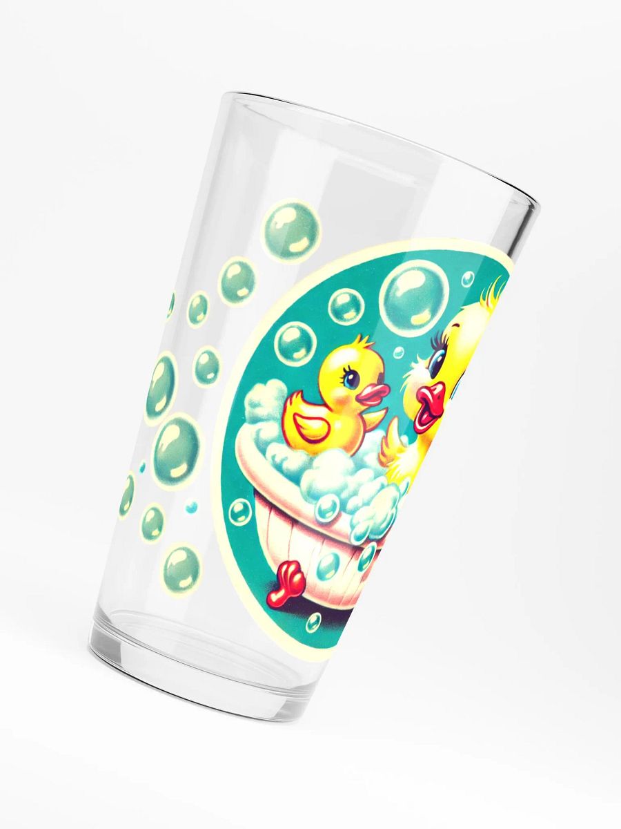 Ducky in a Bubble Bath 16 oz Glass - Adorable Glassware product image (6)
