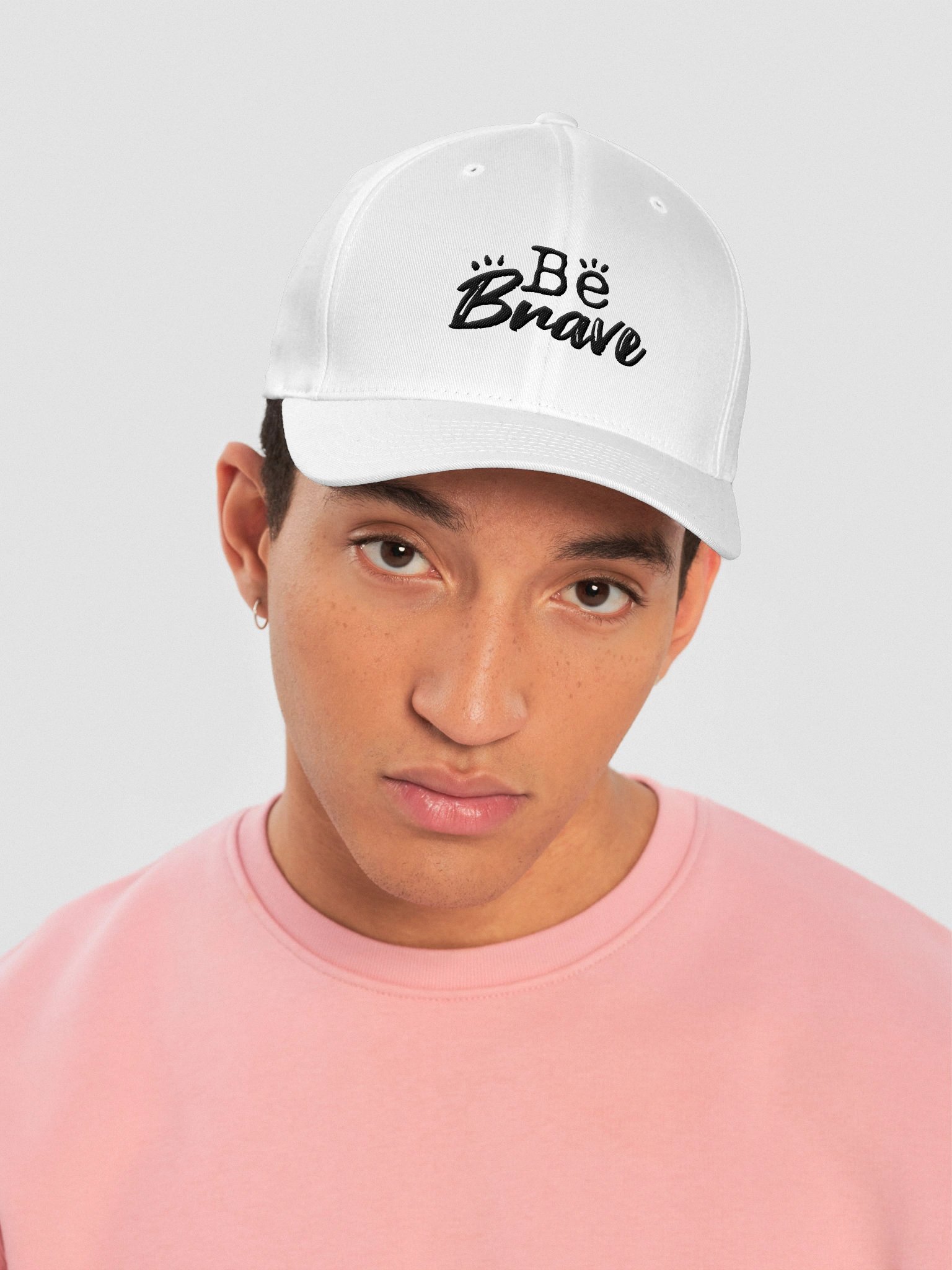 Be Brave Typography Flexfit Cap product image (3)