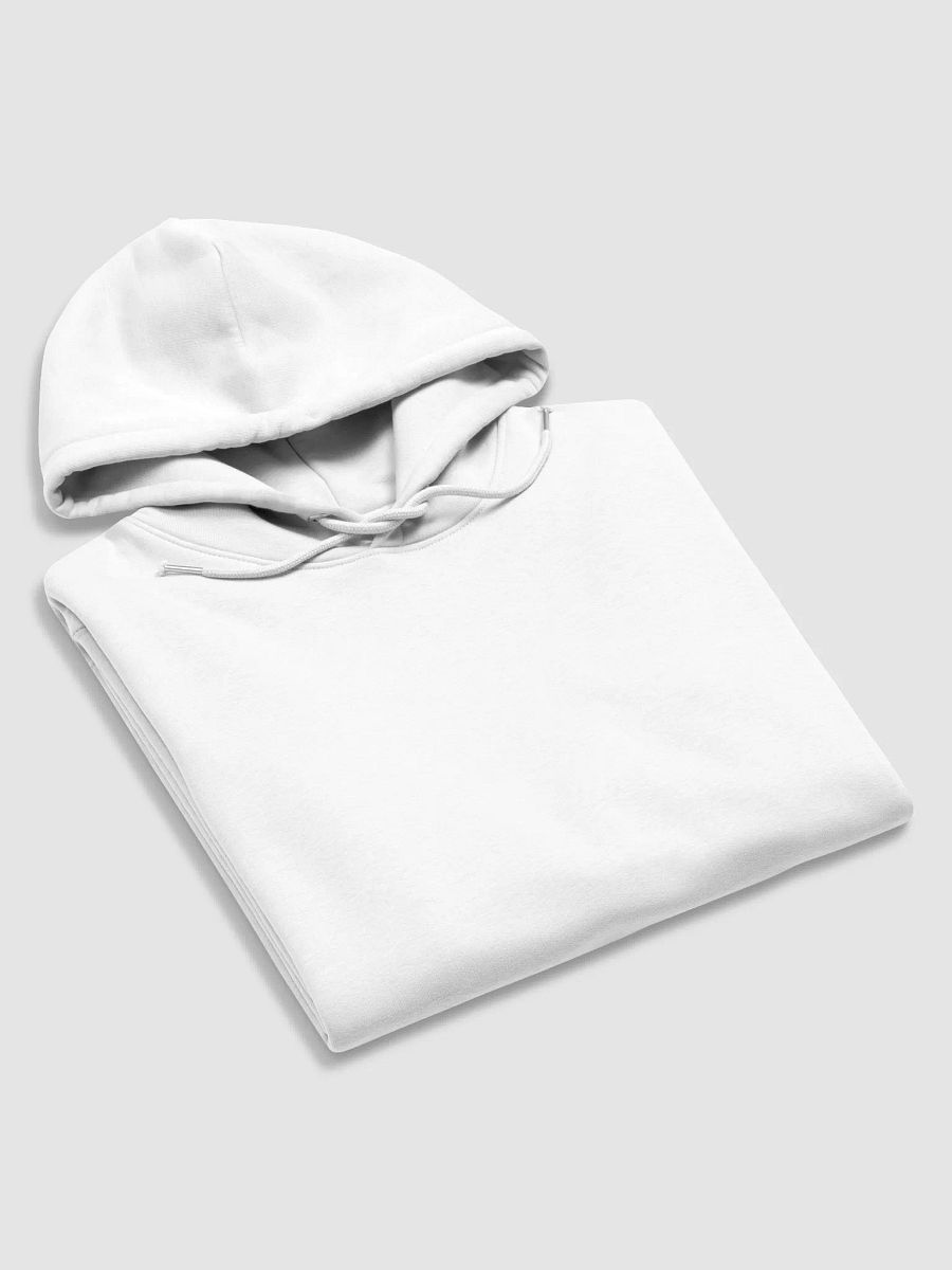 KawaiiKitten Essential Eco Friendly Medium Weight Super Soft Back White Hoodie product image (5)