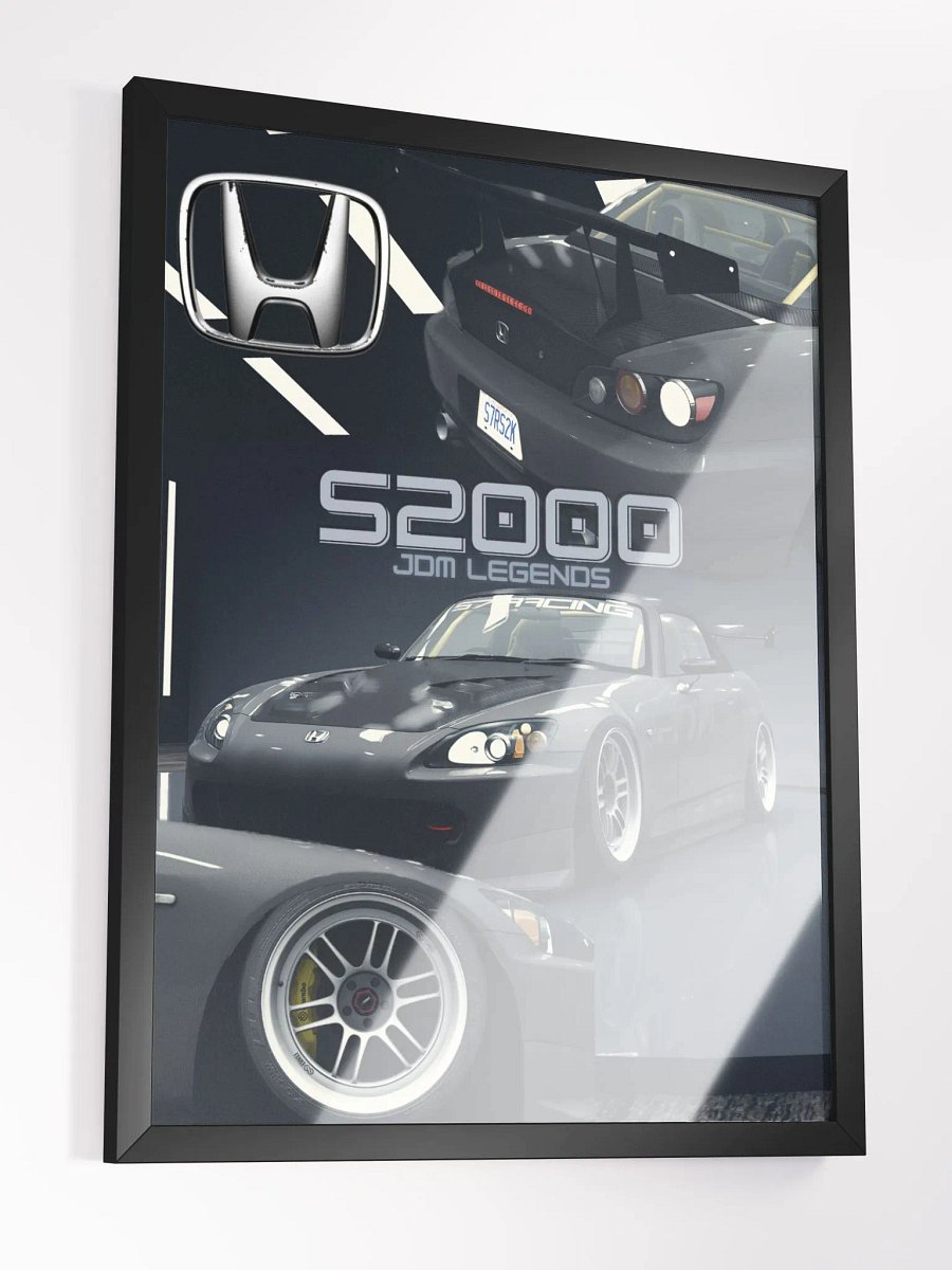JDM Legends S2000 Framed Matte Poster product image (3)