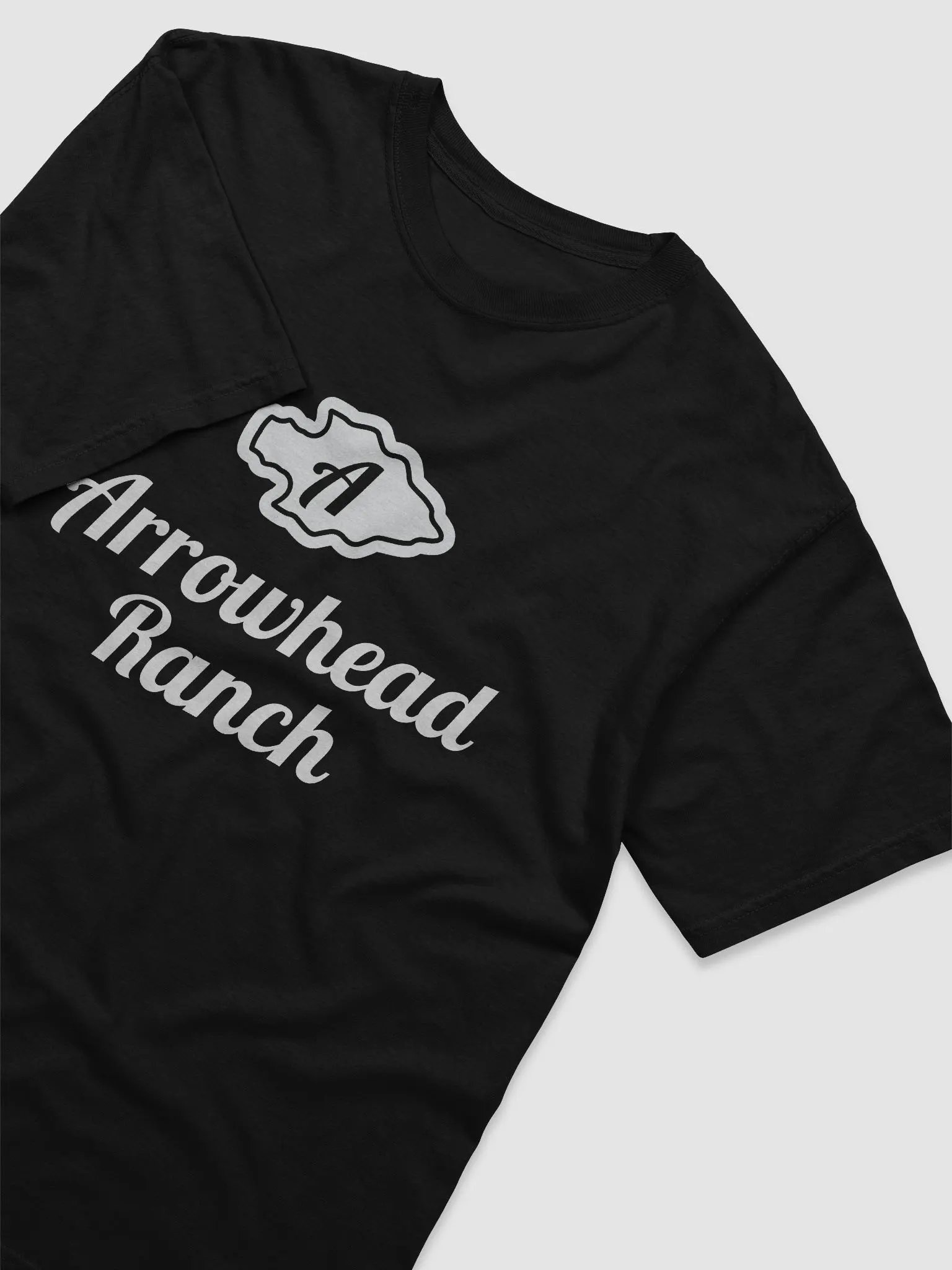 Classic Tee with White Arrowhead Ranch Logo - 2 Lines product image (4)