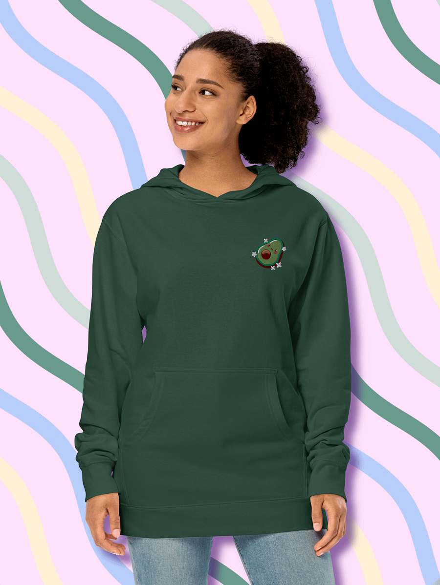 Cute Avocado Face Midweight Hoodie product image (3)