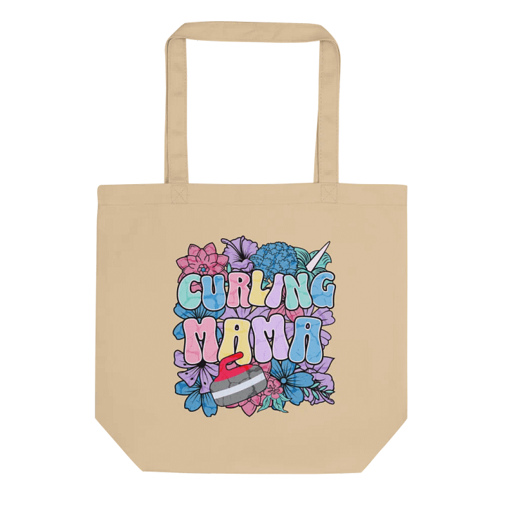 Curling Mama Floral Tote Bag product image (1)