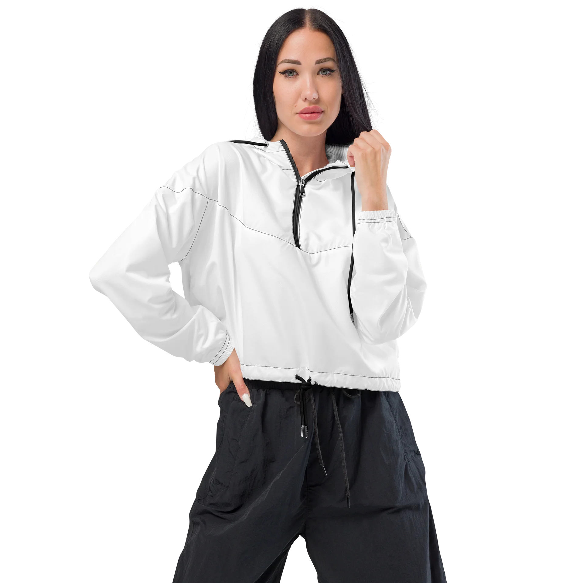 Chic Calligraphic Women's Windbreaker product image (5)