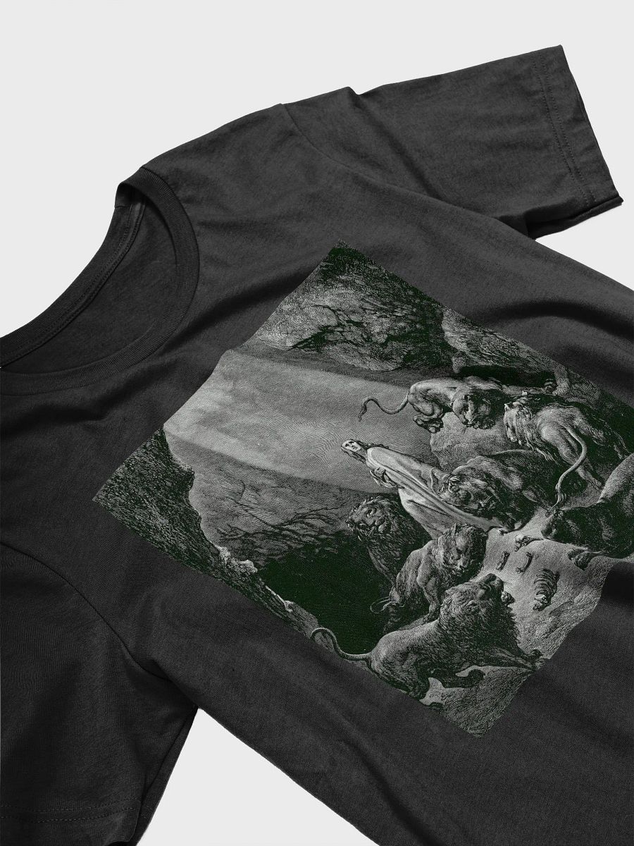 Daniel in the Lion's Den Gustave Dore Bible Illustration Unisex T-Shirt product image (3)