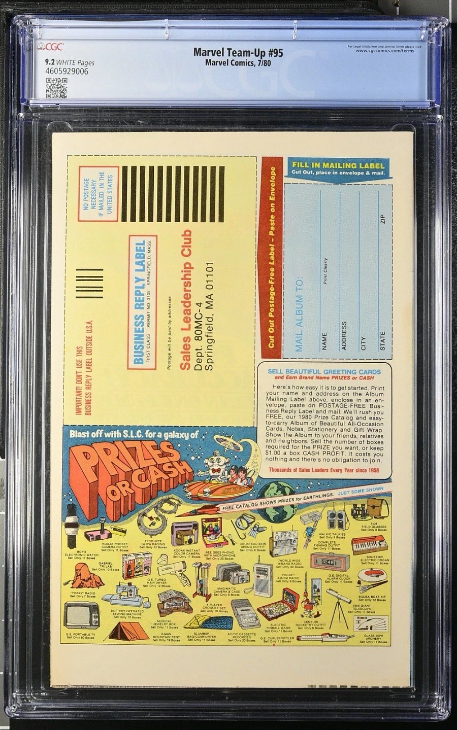 Marvel Team-Up #95 (1980) | CGC 9.2 | 1st Appearance of Mockingbird | Spider-Man & Nick Fury product image (2)