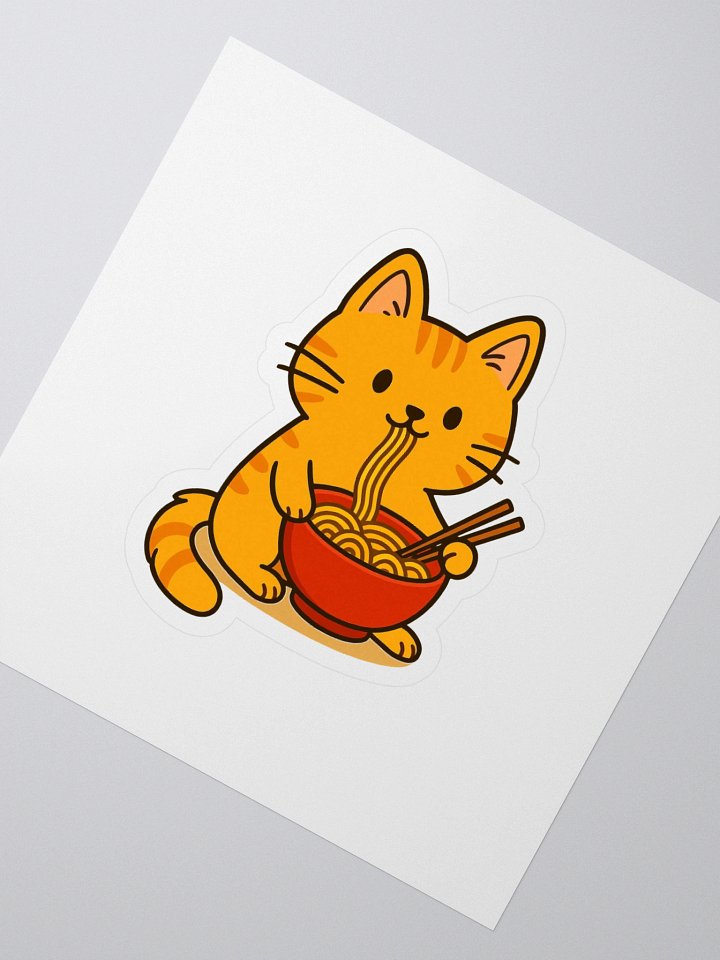 Noodly Nibbles Tabby Stickers product image (2)