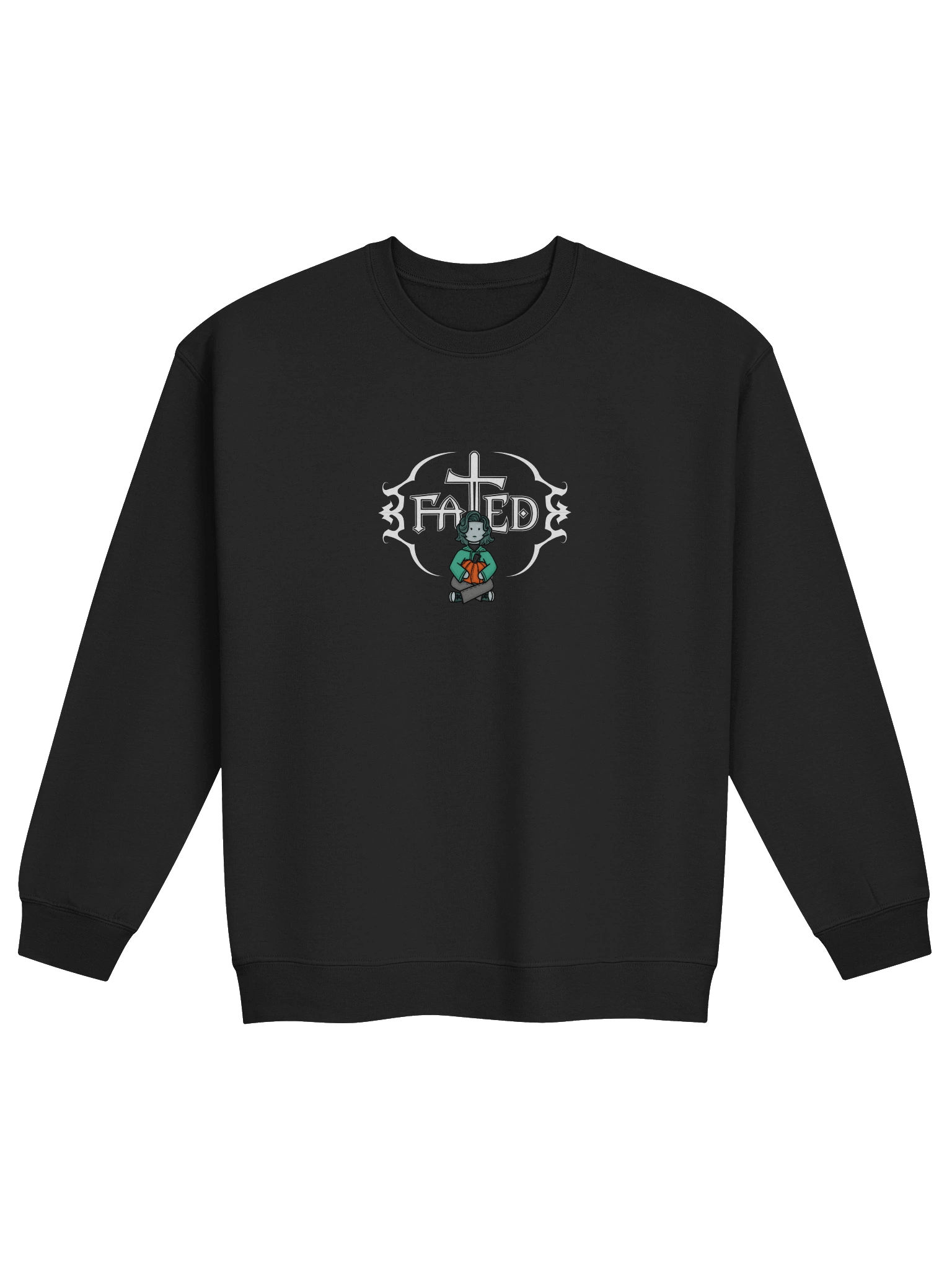 Limited Edition Fall Crewneck – Nimue with a Pumpkin product image (1)