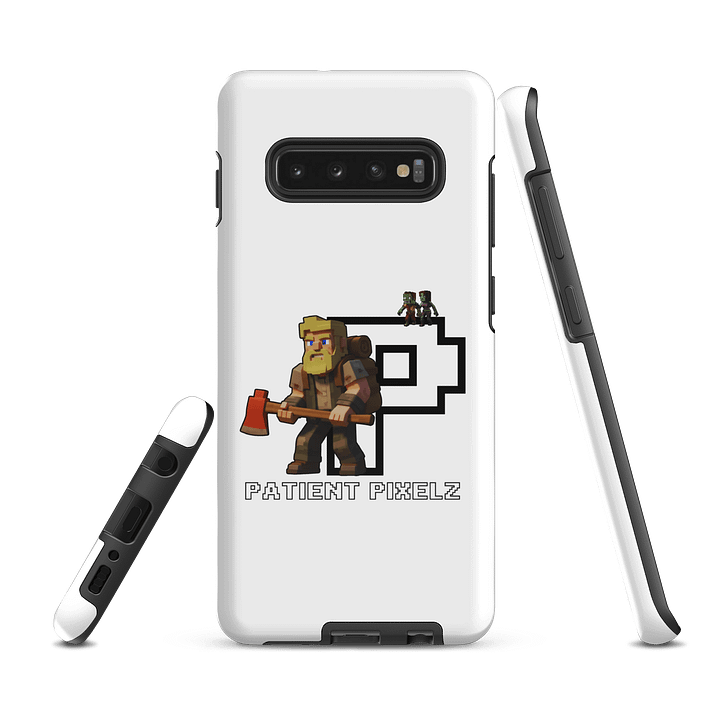 Patient PixelZ P Logo Samsung® Tough Case (White) product image (2)